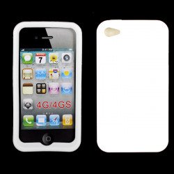 iPhone 4 4S Silicone Soft Case (White)